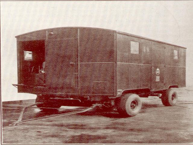 View of towing end showing brakeman's cabin